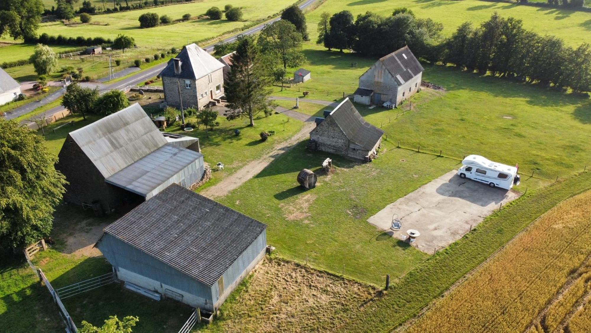 La Billardiere Camping A La Ferme Le Menil-Ciboult Dış mekan fotoğraf