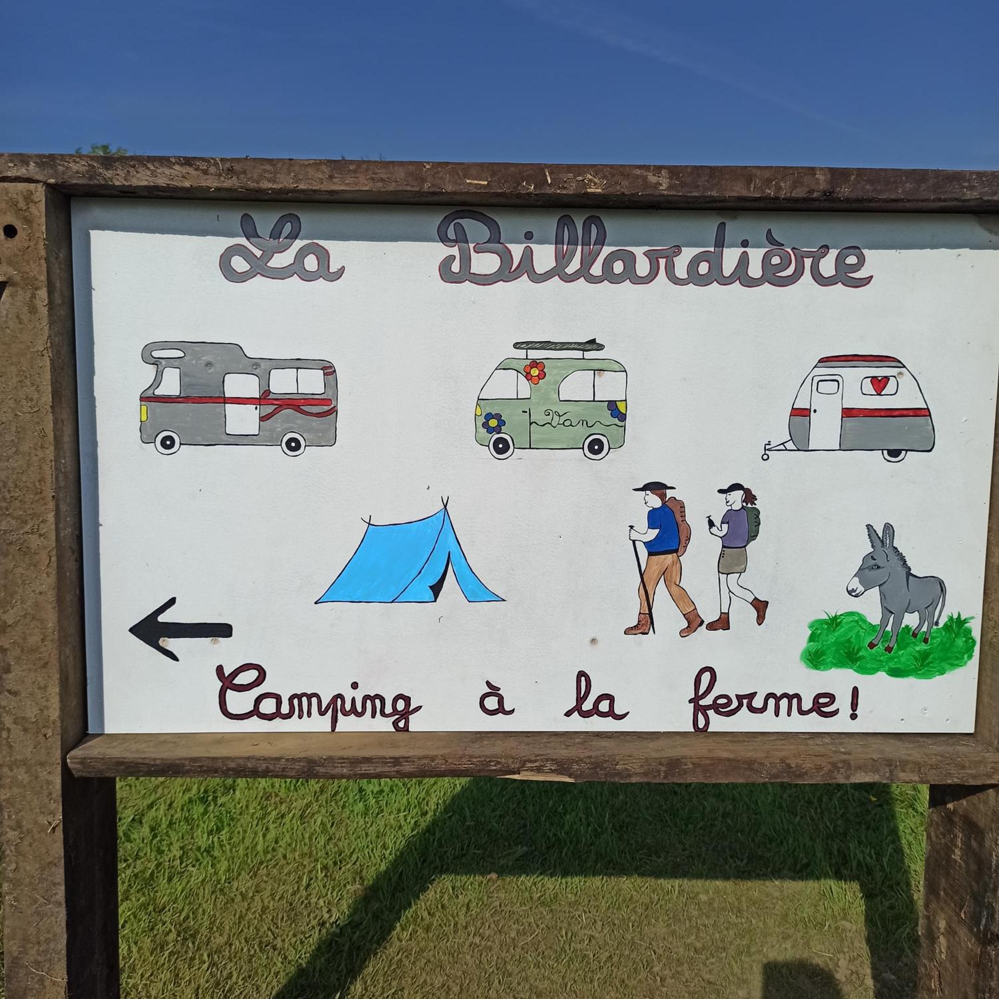 La Billardiere Camping A La Ferme Le Menil-Ciboult Dış mekan fotoğraf