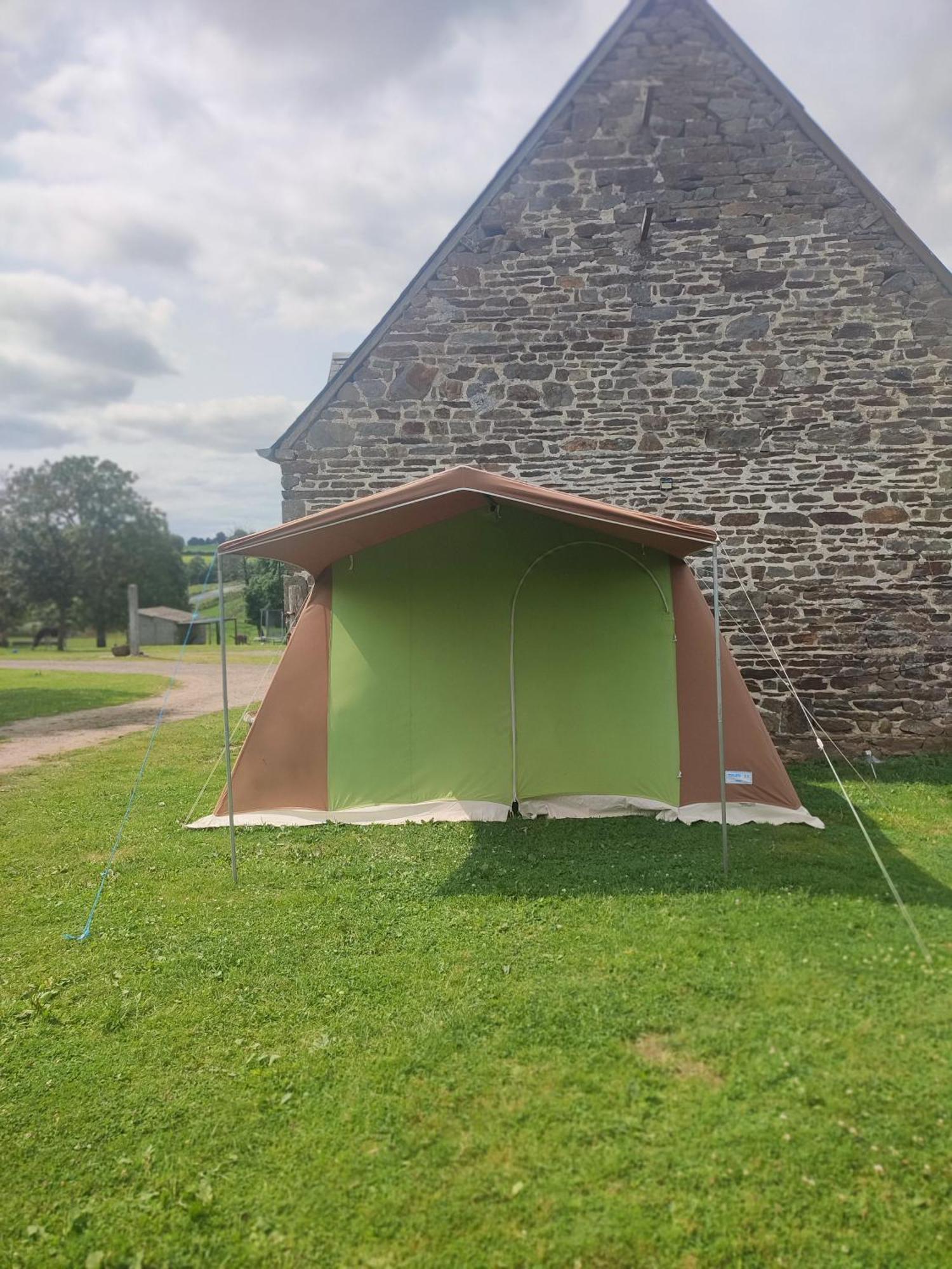 La Billardiere Camping A La Ferme Le Menil-Ciboult Dış mekan fotoğraf